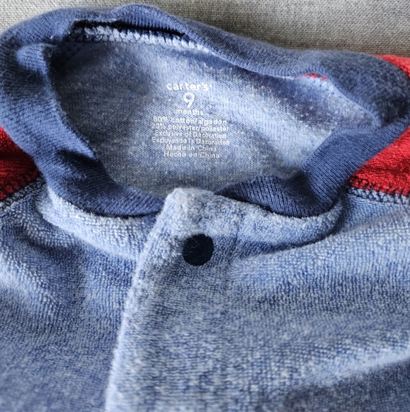 Carter's | "Baby Team" Footed Onesie - Picture 5 of 5